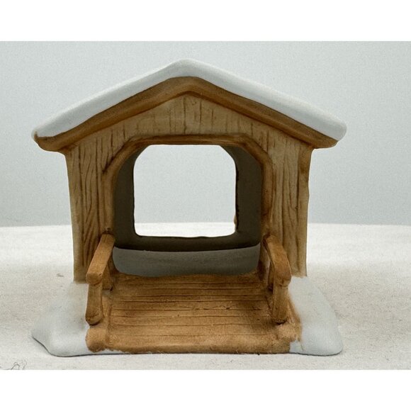 Vintage Department 56 Heritage Village Covered Wooden Bridge 5" Porcelain 6531-5 - Picture 3 of 15